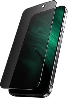 واقي شاشة زجاج مقوى للخصوصية متوافق مع iPhone 17 pro – فلتر غبار مدمج، مقاوم للخدش، متوافق مع الجرابات وتقنية مضادة للتجسس