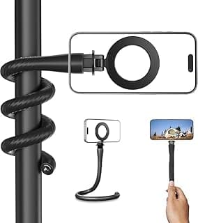 Magnetic Flexible Phone Mount Clamp Tripod Stand Stick Pole for iPhone Android Phones
