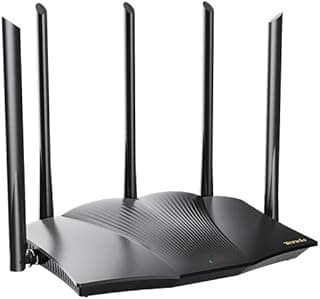 راوتر TX12 برو AX3000 مزدوج النطاق بتقنية واي فاي 6 يدعم جيجابت وميزة مو- ميمو لتحسين الأداء والاتصال المتعدد من تندا