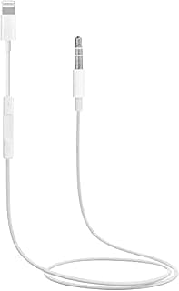 Adapter Cable AUX Lightning 8 Pin to 3.5mm Audio with Wire Control, Model JH-021, Supports Music, Calls and Volume Control For iphone