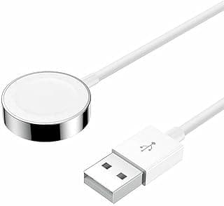 Iw001S Ben Series Magnetic Charging Cable¬†for Apple watch, 1.2M - White