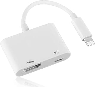 Lightning to HDMI Adapter - MFi Certified, 1080P Video & Audio Sync for iPhone 14/13/12/11/XS/XR/X/8/7