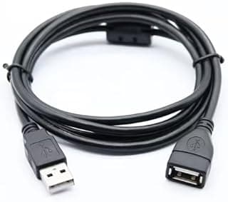 كابل USB بطول 1 متر متوافق مع الحواسيب واللابتوب والطابعات ولوحات المفاتيح والفئران والكاميرات والهارد درايف