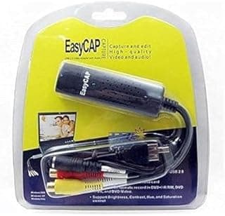Generic USB 2.0 Video Capture Card - Capture and Convert Analog Video to Digital