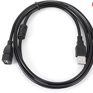كابل تمديد USB من اكسون X1140 بمدخلين ذكر إلى أنثى نوع A لنقل البيانات 1.5 متر للكيبورد