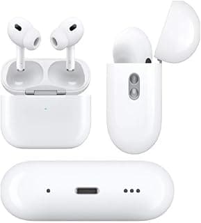 سماعة ابل Pro Air Pods الجيل الثاني، نسخة أمريكية - أبيض