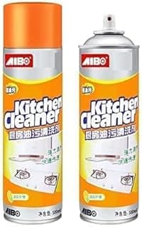 Multipurpose Bubble Foam Cleaner Spray Oil & Grease Stain Remover Chimney Cleaner Spray All Purpose Foam Degreaser Spray for Kitchen