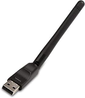 محول USB لاسلكي مع هوائي اتجاهي يبث واي فاي Wifi بسرعة نقل بيانات 150 ميجابت في الثانية