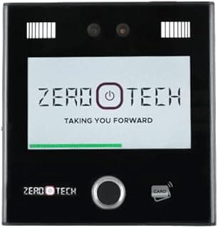نظام تحكم في الدخول بالبصمة ZeroTech، شاشة لمس 4.3 بوصة، التعرف على الوجه/البصمة/الكارت، سعة 50000 سجل