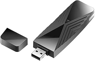 USB WiFi 6 Adapter AX1800 USB 3.0 Dual Band Long Range MU-MIMO Wireless Internet Network for Desktop PC Laptop Windows Mac Linux (DWA-X1850)