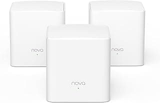 Nova Mesh WiFi System MW5G - Covers up to 3500 sq.ft - AC1200 Whole Home WiFi Mesh System - Gigabit Mesh Router for 80 Devices - Dual-Band Mesh Network to Replace Router and Extender - 3-Pack