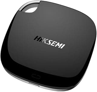 هايكفيجين هارد SSD خارجي محمول بسعة 1024 جيجابايت من هيكسيمي ESSD-T100 - اسود