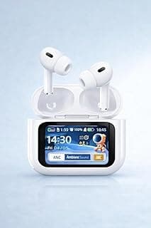 Wireless Bluetooth 5.4 Headphones with Smart Case Touch and Transparency Mode, ENC Noise Cancelling Microphone, Long Battery Life, Fast Charging - for Calls, Music, Games (A9 Pro)