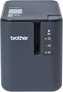 برذر طابعة ملصقات اسود و ابيض - PT-P900W