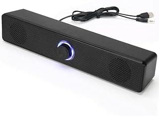 K2065bt Computer Sound Bar Wired Bluetooth Speaker 3.5mm Jack + USB Port for Laptop Desktop Mobile