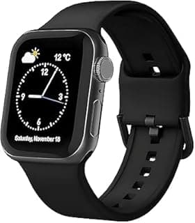 Nopatia Silicone Strap Compatible with Apple Watch Ultra Series 1/2/3/4/5/6/7/8/9/10/11/Ultra2/Ultra3/SE 2 49mm 46mm 45mm 44mm 42mm