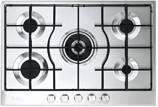 ELBA Elio Lite Stainless Steel Gas Burner Hob ELIO 75-545 L Silver/Black