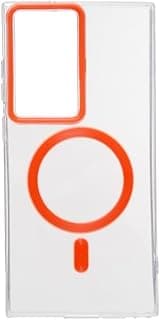 Plastic Back Cover For Samsung Galaxy S23 Ultra, Orange M-S-153