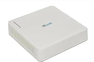 جهاز تسجيل فيديو رقمي هاي لوك من هايكفيجن DVR-104G، جهاز تسجيل 4 قنوات بعالي الدقة HD 1080 بكسل، 2 ميجابكسل، تي في اي/ ايه اتش دي/ سي في اي/ سي في بي اس - ابيض