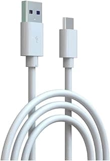 L'AVVENTO USB-A to USB-C Cable | SuperCharge Fast Charging | Universal Compatibility | 1.5M | White