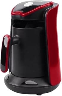 Turkish Coffee Maker 600W 1 to 5 Cups Multi Color Black Red Milk