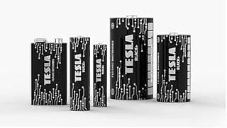 TESLA BATTERIES Tesla AAA Battery Black+ Alkaline - Plus Extra Energy Batteries Blister Foil LR03/1.5V Pack of 2