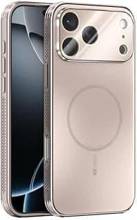 Premium iPhone 17 Pro max Series Case, Silicone, Wireless Charging Compatible, Camera Protection, Professional Design (Gold)