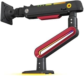 NB Ergonomic – L60 Gaming RGB Monitor Arm, Fits 32” to 60” Monitor, Load Capacity 2Kg to 20Kg.