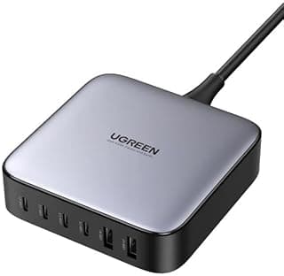 شاحن من يوجرين بتقنية USB، متوافق مع أجهزة بي سي تابلت، بستة منافذ