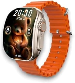 X10 Ultra 3 Smart Watch Curve Screen, NFC and Bluetooth, Answer Calls and Notifications, Wireless Charger (Gold)