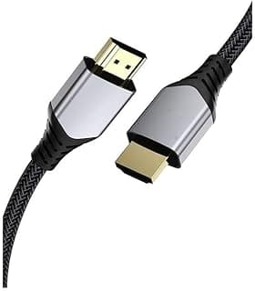 HDMI 8K Cable – Ultra High-Speed HDMI 2.1, 8K@60Hz, 4K@120Hz, 48Gbps, Dynamic HDR, VRR, eARC, 12 Bit Color, Braided – GL-208 (3M)