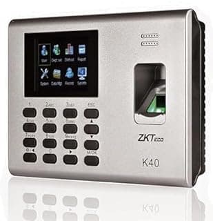 ZK.Teco K40 Pro Fingerprint Password RFID Attendance Machine, 2.8 Inch Screen, 3000 Fingerprints, 200,000 Records, Support LAN and USB, Built-in Battery Backup for Businesses and Offices