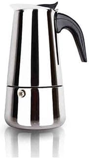 Coffee Stovetop Espresso Maker Stainless Steel, Moka Stove Pot, Percolator Carafe Coffee Maker for 2 Cups (Assorted Colors)