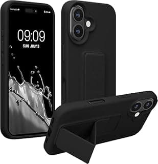 جراب متوافق مع Samsung Galaxy A07، جراب سيليكون ناعم مع حامل مغناطيسي للسيارة ومسند رأسي وأفقي وحماية كاملة ضد البصمات