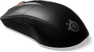 Rival 3 Wireless - Wireless Gaming Mouse - 400+ Hour Battery Life - Dual Wireless 2.4 GHz and Bluetooth 5.0-60 Million Clicks - 18,000 CPI, Black
