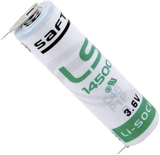 (قطعة واحدة) بطارية ليثيوم 3.6 فولت AA مع دبابيس، سعة عالية 2600mAh | موديل LS14500 | بطارية ليثيوم SAFT LS14500 عالية الأداء