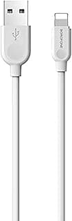 كابل bx14 لينك جيت USB نوع لايتنينج من بوروفون، 2 م - أبيض