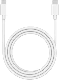 كابل SuperVooc تايب سي إلى تايب سي 240w متوافق مع ريلمي/اوبو/وان بلس/فيفو (أبيض، 1 متر)