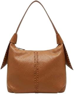 Shoulder Bag Leather with metal studs ZH-15