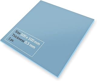 TP-3: Premium Performance Thermal Pad, 100 x 100 x 0.5 mm (1 Piece) – Thermal Pad, Excellent Heat Conduction, Low Hardness, Ideal Hollow Filling, Very Easy Installation – Blue