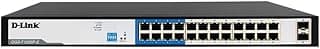 دي-لينك DGS-F1026P-E 24GE PoE + 2 منفذ SFP 250 متر PoE Switch