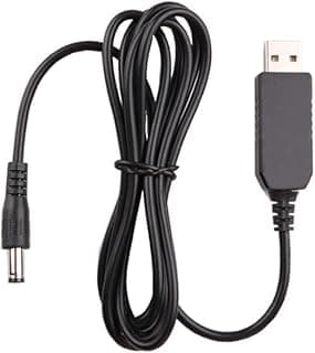 في فولت كابل راوتر USB من 5 فولت إلى 12 فولت، قابس تيار مستمر 5.5x2.1 مم لتعزيز طاقة الراوتر