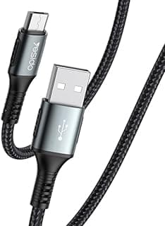 كابل CA36، كابل شحن 5A USB إلى Micro USB، 1.2 متر، شحن فائق السرعة وتصميم متين للاستخدام اليومي المكثف