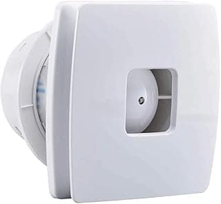 شفاط ومروحة شفط للحمام (150mm) بحجم 15 سم - أداء قوي وتصميم أنيق بلون أبيض