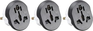 PowerLock 3x Mmk 16A Tri-Shield Adapter for All Fish Types - White Grey