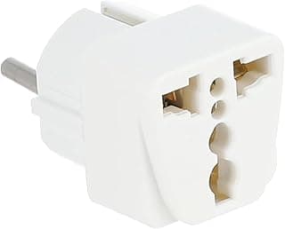 Universal AC Power Plug Travel Adapter, Multi-Nation Plug Converter for Worldwide Travel, Compact and Portable