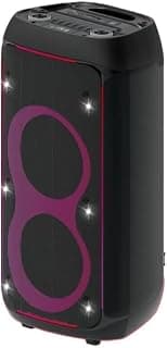 Platinum AH-8550 Professional Battery Speaker System, Dual 8" Woofers, 60W RMS, LED Party Lights, Bluetooth, USB/SD, Remote Control