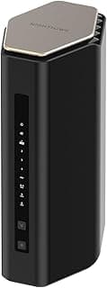 Nighthawk WiFi 7 Router (RS600) - BE18000 18Gbps Wireless Speed - 10Gb Internet Port - Triple Band Gigabit Gaming Router - Covers 3,300 sq. ft, 150 Devices: