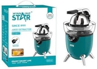 Winning Star ST-5417 Mini 100W Electric Citrus Juicer Extractor, 0.5 Liter Capacity, Blue
