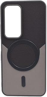 Plastic Back Cover for Infinix Hot 60 - Gray & Beige